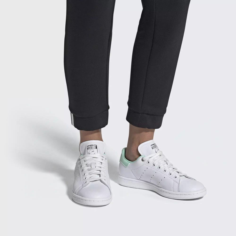 Adidas Stan Smith Tenis Blancos Para Mujer (MX-94493)